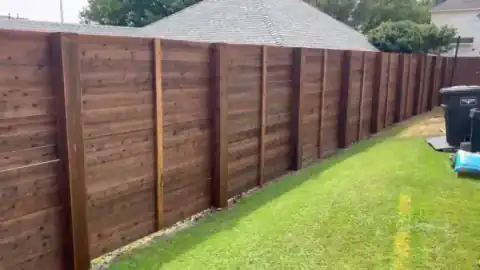 Horizontal western cedar fence project video preview
